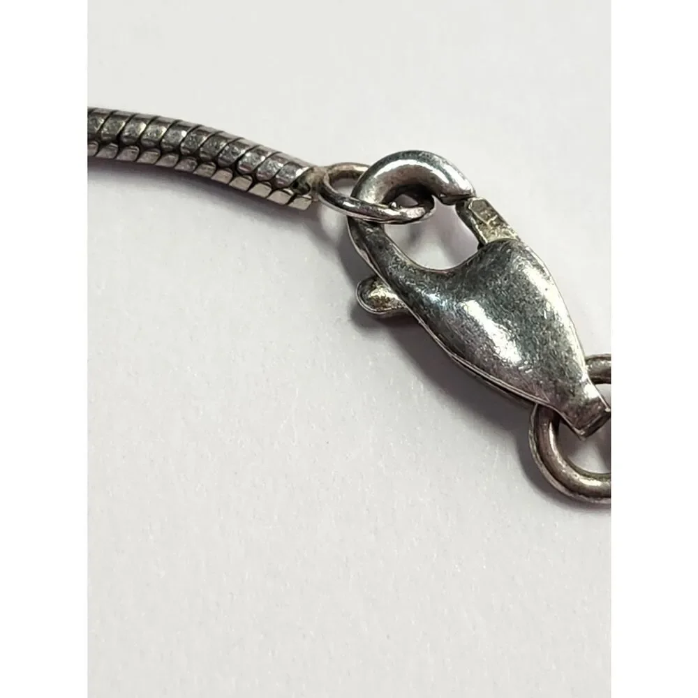 Sterling Silver Snake Chain Necklace  19
